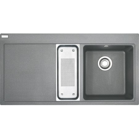 Franke Mythos MTG 651-100, zlewozmywak kamienny szary, prawy 114.0150.029