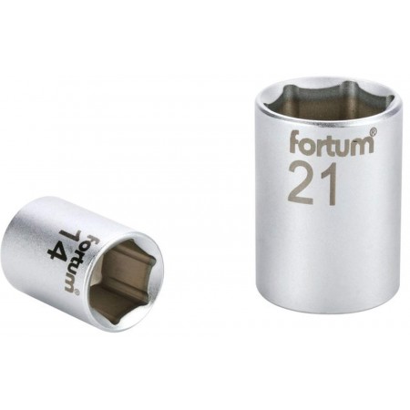 FORTUM Nasadka 1/2", 9 mm, długość 38 mm, 61CrV5, 4700409 FORTUM Nasadka 1/2", 9 mm, długość 38 mm, 61CrV5, 4700409