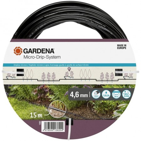 Gardena Micro-Drip-System Linia kroplująca 4,6 mm (3/16"), 15 m 1362-20
