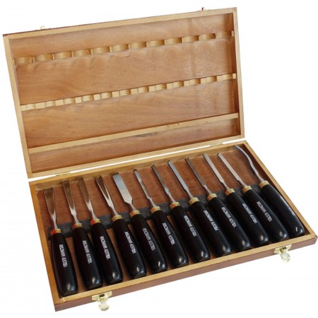 HOLZMANN Dłuta tokarskie (12 szt.) SCH12TLG HOLZMANN Dłuta tokarskie (12 szt.) SCH12TLG