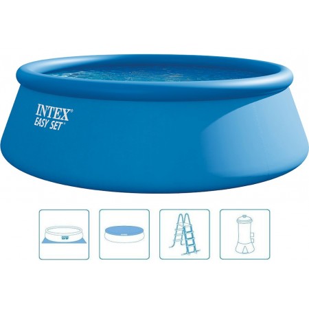 INTEX Easy Set Pool Basen 457 x 122 cm pompa kartuszowa 26168NP