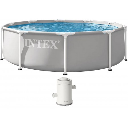 INTEX PRISM FRAME Okrągły basen 305 × 76 cm z filtrem kartuszowym 220-240V 26702ND INTEX PRISM FRAME Okrągły basen 305 × 76 cm z filtrem kartuszowym 220-240V 26702ND