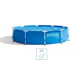 INTEX METAL FRAME Basen 305 × 76 cm z filtracją 12V 28202GN