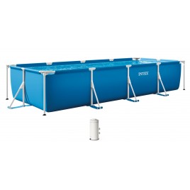 INTEX SMALL FRAME POOLS Basen 450 x 220 x 84 cm pompa kartuszowa 28274NP