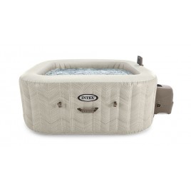 INTEX PureSpa Chevron Bubble Deluxe spa z hydromasażem dla 4 osób S2 28446NP