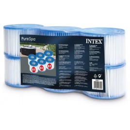 INTEX Wkład filtracyjny S1 do wanien spa PureSpa 6 szt. 29011 INTEX Wkład filtracyjny S1 do wanien spa PureSpa 6 szt. 29011