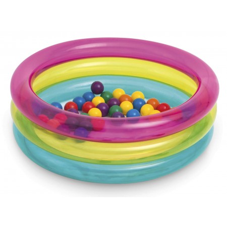 INTEX BABY BALL PIT W basenie z trzema pierścieniami 86 x 25 cm 48674 INTEX BABY BALL PIT W basenie z trzema pierścieniami 86 x 25 cm 48674