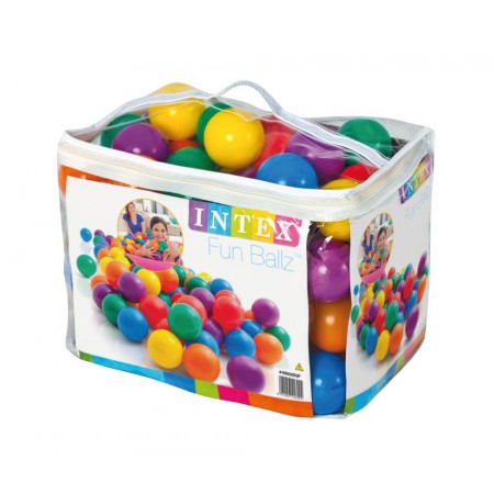 INTEX Fun Ballz Piłeczki do basenu 8 cm, 100 sz 49600 INTEX Fun Ballz Piłeczki do basenu 8 cm, 100 sz 49600
