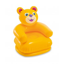 INTEX HAPPY ANIMAL CHAIR Dmuchane krzesło 65 x 64 x 74 cm, miś 68556