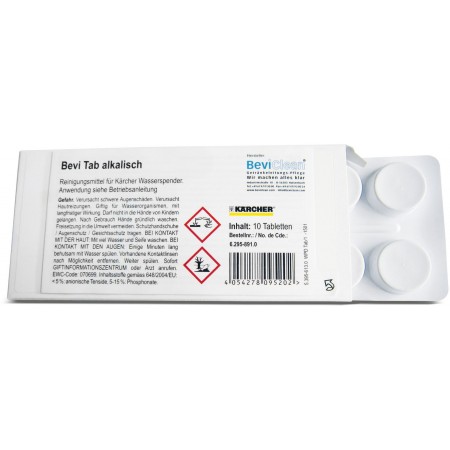 Kärcher Bevi Tab alkaline, 10 tabletek 6.295-891.0