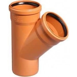 OSMA KGEA Trójnik kanalizacyjny DN 200/125, 45° 223320