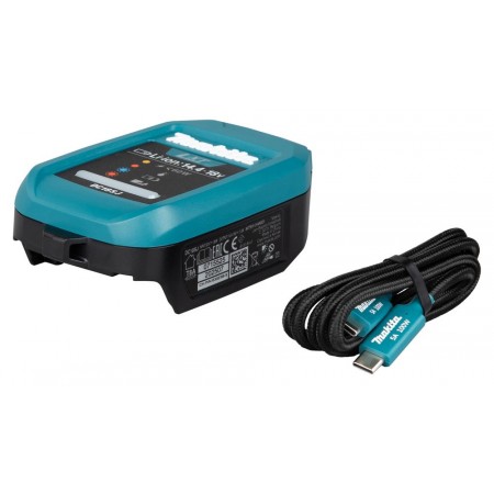 Makita 1916D9-8 Ładowarka DC18SJ z przewodem USB-PD