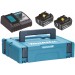 Makita Zestaw Li-ion LXT 18V 2xBL1860B + DC18RC Ładowarka + walizka 198116-4