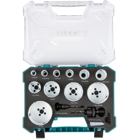 Makita D-82959 Zestaw otwornic bimetalowych BiM, 14 elementów w walizce Makita D-82959 Zestaw otwornic bimetalowych BiM, 14 elementów w walizce