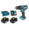 Makita DHP485RTJ Akumulatorowa wiertarko-wkrętarka udarowa Li-ion (2x5,0Ah/18V) Makpac