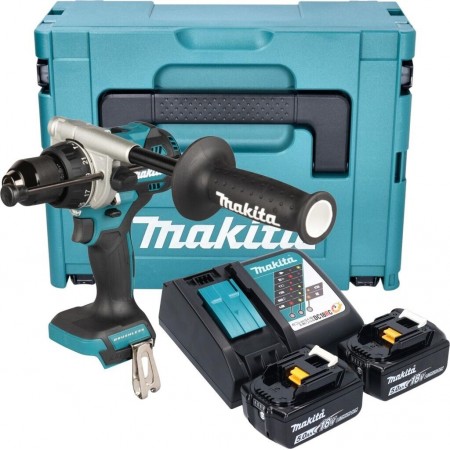 Makita DHP492RTJ Akum. wiertarko-wkrętarka udarowa Li-ion LXT 18V, 2x 5,0 Ah, Makpac Makita DHP492RTJ Akum. wiertarko-wkrętarka udarowa Li-ion LXT 18V, 2x 5,0 Ah, Makpac