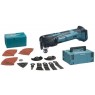 Makita DTM51ZJX2 Urządzenie wielofunkcyjne 18V + zestaw akcesoriów bez akumulatorów