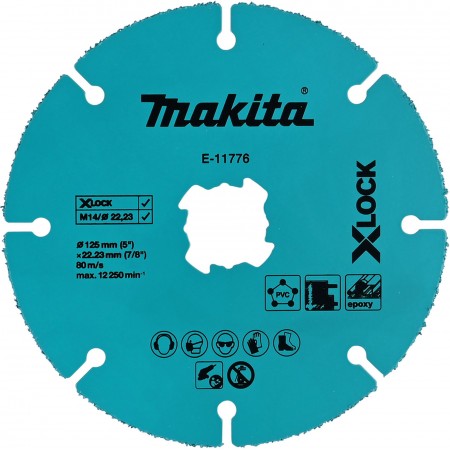 Makita E-11776 Tarcza tnąca TCT X-LOCK 125 mm