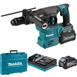 Makita HR009GU202 Akumulatorowa młotowiertarka SDS-Plus AWS XGT (2x4,0Ah/40V), walizka