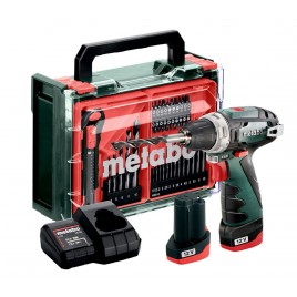 Metabo PowerMaxx BS Basic Set Wiertarko-wkrętarka akumulatorowa ( 12V, 2x 2 Ah) 600080710