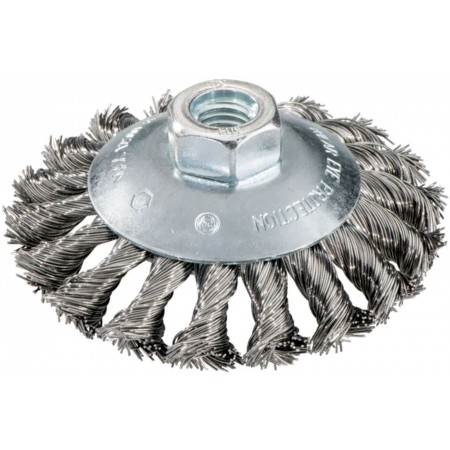 Metabo Szczotka obwodowa zagięta 100x0,5x10 mm / M 14, z drutu stalowego 623803000 Metabo Szczotka obwodowa zagięta 100x0,5x10 mm / M 14, z drutu stalowego 623803000