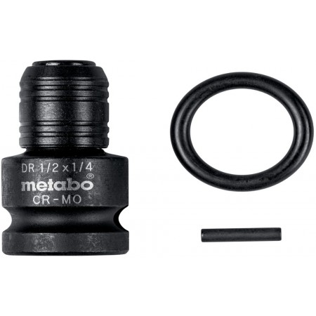 Metabo Adapter 1/2" do 1/4" E6.3, 3-częściowy, odporny na uderzenia 628837000