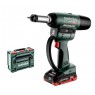 Metabo NMP 18 LTX BL M10 Akumulatorowa nitownica 2x4.0 Ah, MetaBOX 601788800