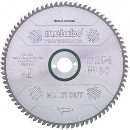 Metabo Multi cut - professional Tarcza tnąca 254X30, 628223000