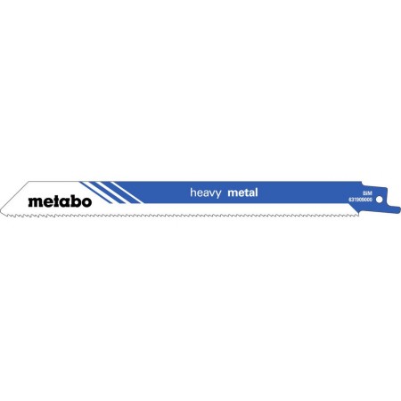 Metabo 631909000 „Heavy metal" 5 Brzeszczotów szablastych 150 x 0,9 mm