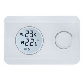 SALUS TC 305 cyfrowy przewodowy termostat pokojowy, biały SALUSTC305