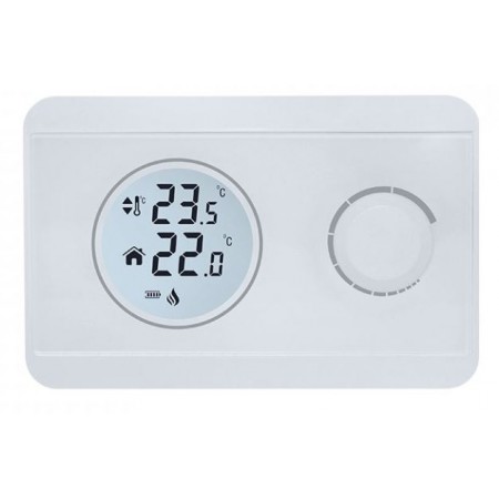 SALUS TC 305 cyfrowy przewodowy termostat pokojowy, biały SALUSTC305