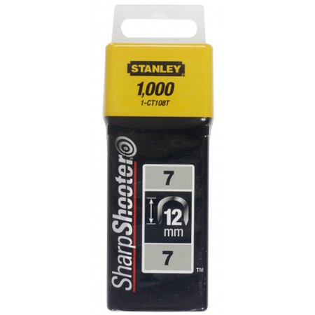 Stanley 1-CT108T Zszywki do przewodów 12mm Typ 7CT100, 1000szt