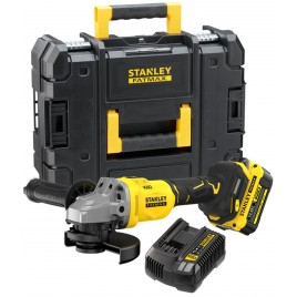 Stanley SFMCG710M1T FatMax V20 Bezszczotkowa szlifierka kątowa 125mm (18V/1x4,0Ah) walizka