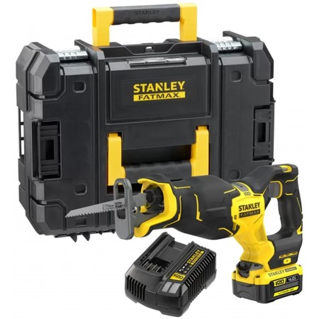 Stanley SFMCS311M1T FatMax V20 Akumulatorowa piła szablowa (18V/1x4,0Ah), walizka Stanley SFMCS311M1T FatMax V20 Akumulatorowa piła szablowa (18V/1x4,0Ah), walizka