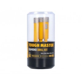 Tough Master TM-DDK5 Zestaw wierteł diamentowych 5 mm, 6 mm, 8 mm, 10 mm , 12 mm, 5-szt