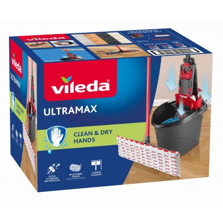 VILEDA Ultramax mop set, czerń 155737 VILEDA Ultramax mop set, czerń 155737