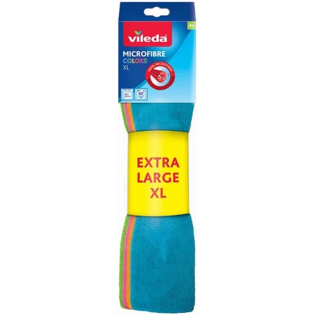 VILEDA Ściereczka Microfibre Colors XL 4 szt 159616