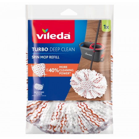 VILEDA TURBO 3w1 Wkład do mopa obrotowego 167749 VILEDA TURBO 3w1 Wkład do mopa obrotowego 167749