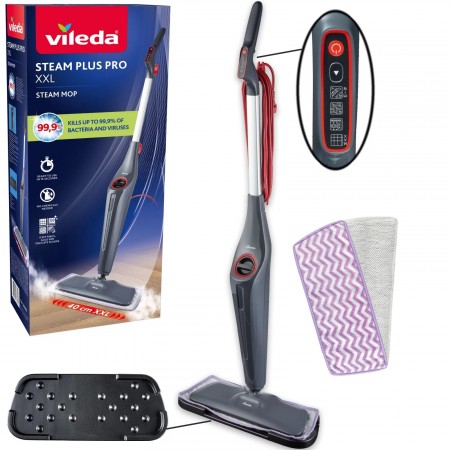 VILEDA STEAM PLUS XXL PRO Mop parowy 180835 VILEDA STEAM PLUS XXL PRO Mop parowy 180835