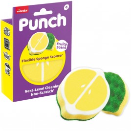 VILEDA PUNCH Elastyczny zmywak Cytryna 1 szt. 182804