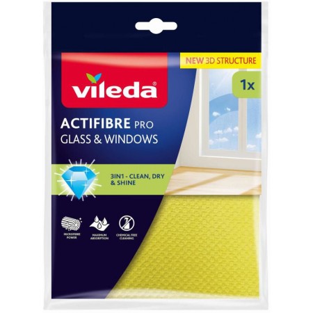 VILEDA Actifibre ściereczka z mikrofibry do okien 1 szt. 183298 VILEDA Actifibre ściereczka z mikrofibry do okien 1 szt. 183298