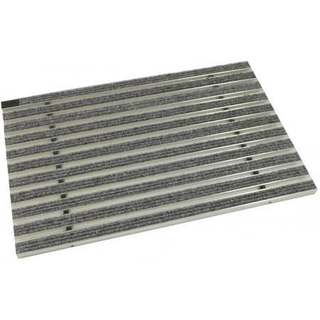 ACO Vario 2.0 Mata wycieraczki 75 x 50 cm, z wypełnieniem rypsem, jasnoszara 3008438