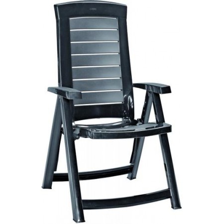 ALLIBERT ARUBA Regulowane krzesło, 61 x 72 x 110 cm, grafit 17180080