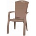 ALLIBERT MINNESOTA Krzesło ogrodowe, 61 x 65 x 99 cm, cappuccino 17198329
