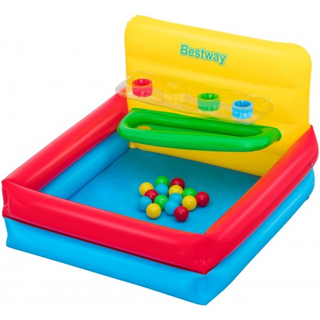 BESTWAY Sort 'n Play Dmuchany basen/centrum zabaw z 15 piłkami 104 x 94 x 61 cm 52546