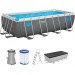 BESTWAY Steel Pro Max Splashview Basen 488 x 244 x 122 cm, z filtracją kartuszową 561MB
