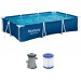 BESTWAY Steel Pro Basen stelażowy 300 x 201 x 66 cm, z filtracją kartuszową 56411
