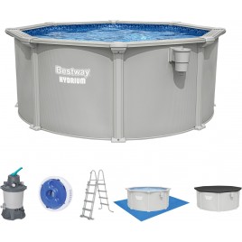 BESTWAY Hydrium Basen stelażowy 300 x 120 cm, z filtracją piaskową 56566