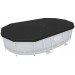 BESTWAY Pokrywa do basenu 427 x 250 cm, czarna 58425