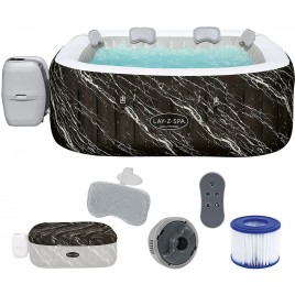 BESTWAY Lay-Z-Spa Hollywood AirJet Jacuzzi dmuchane, 180 x 180 x 66 cm, 6 osób 6001F